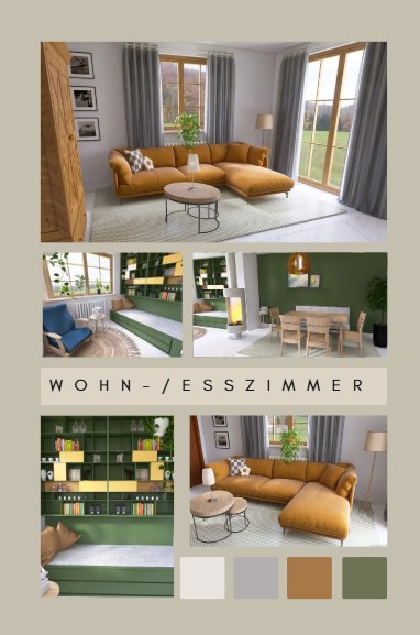 Projekt: Wohnzimmer und Esszimmer